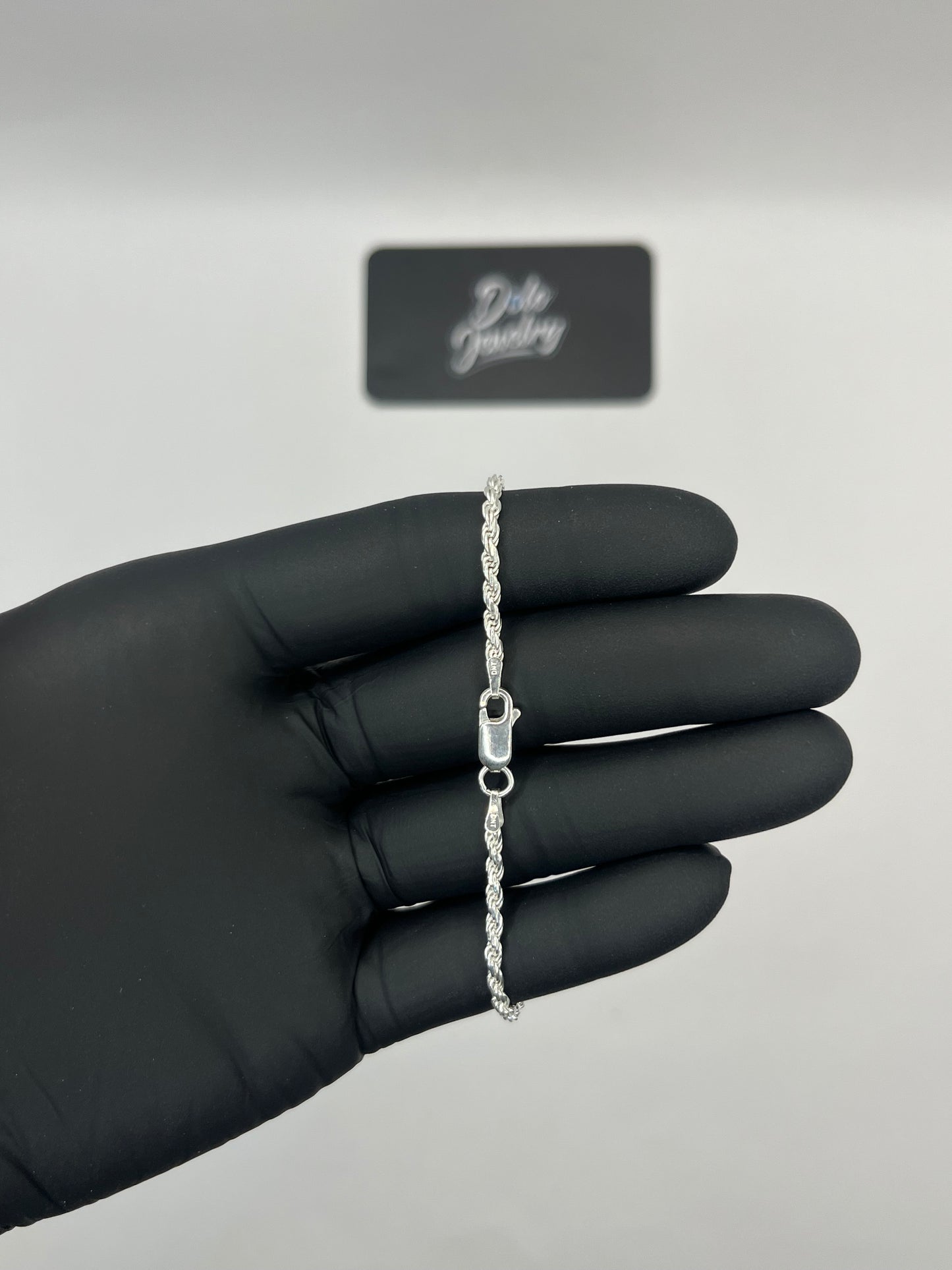 Rope Bracelet Sterling Silver