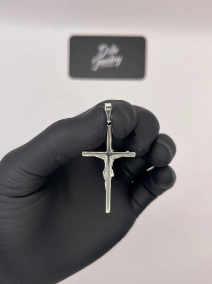 Crucifix Cross Pendant Sterling Silver