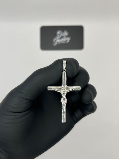 Crucifix Cross Pendant Sterling Silver