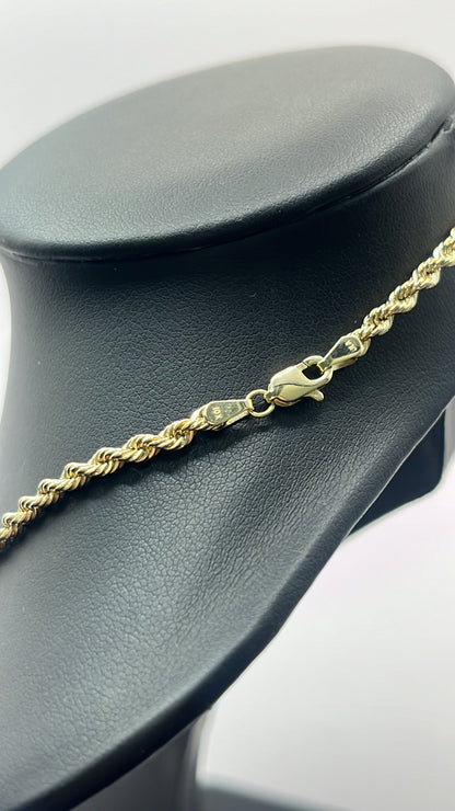 Rope Chain 10k Gold