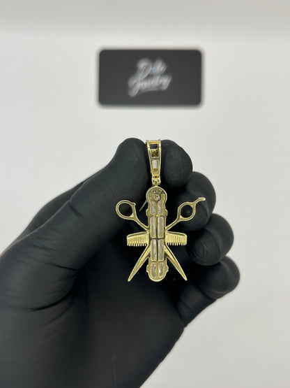 Barber Pendant .50ct