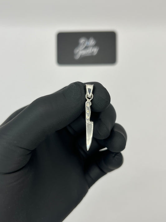 Knife Pendant 925 Sterling Silver