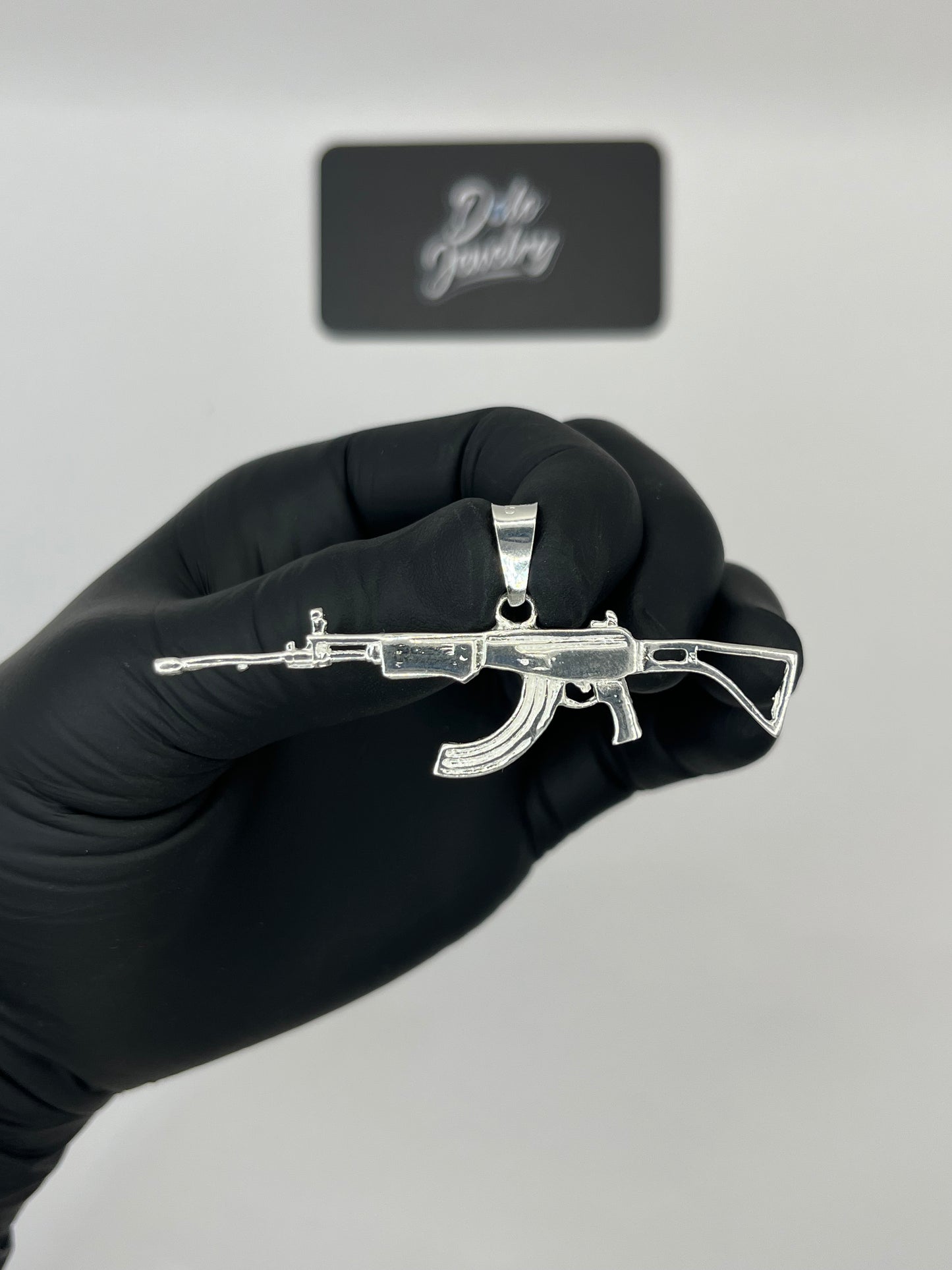 AK47 Pendant Sterling Silver