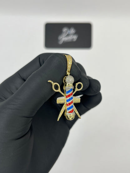 Barber Pendant .50ct