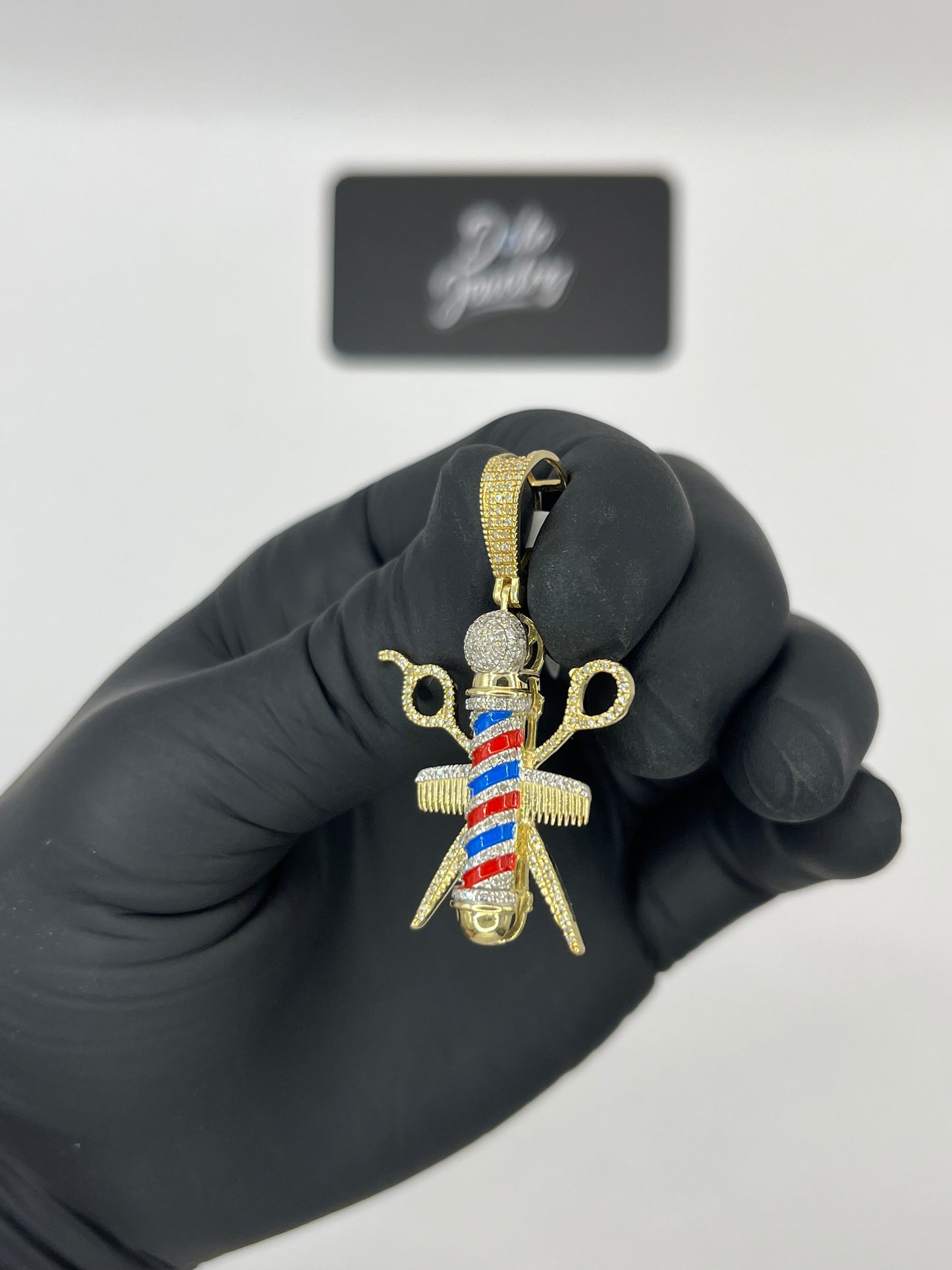 Barber Pendant .50ct