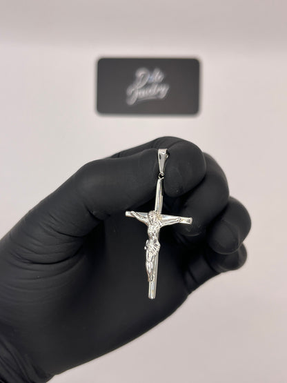 Crucifix Cross Pendant Sterling Silver