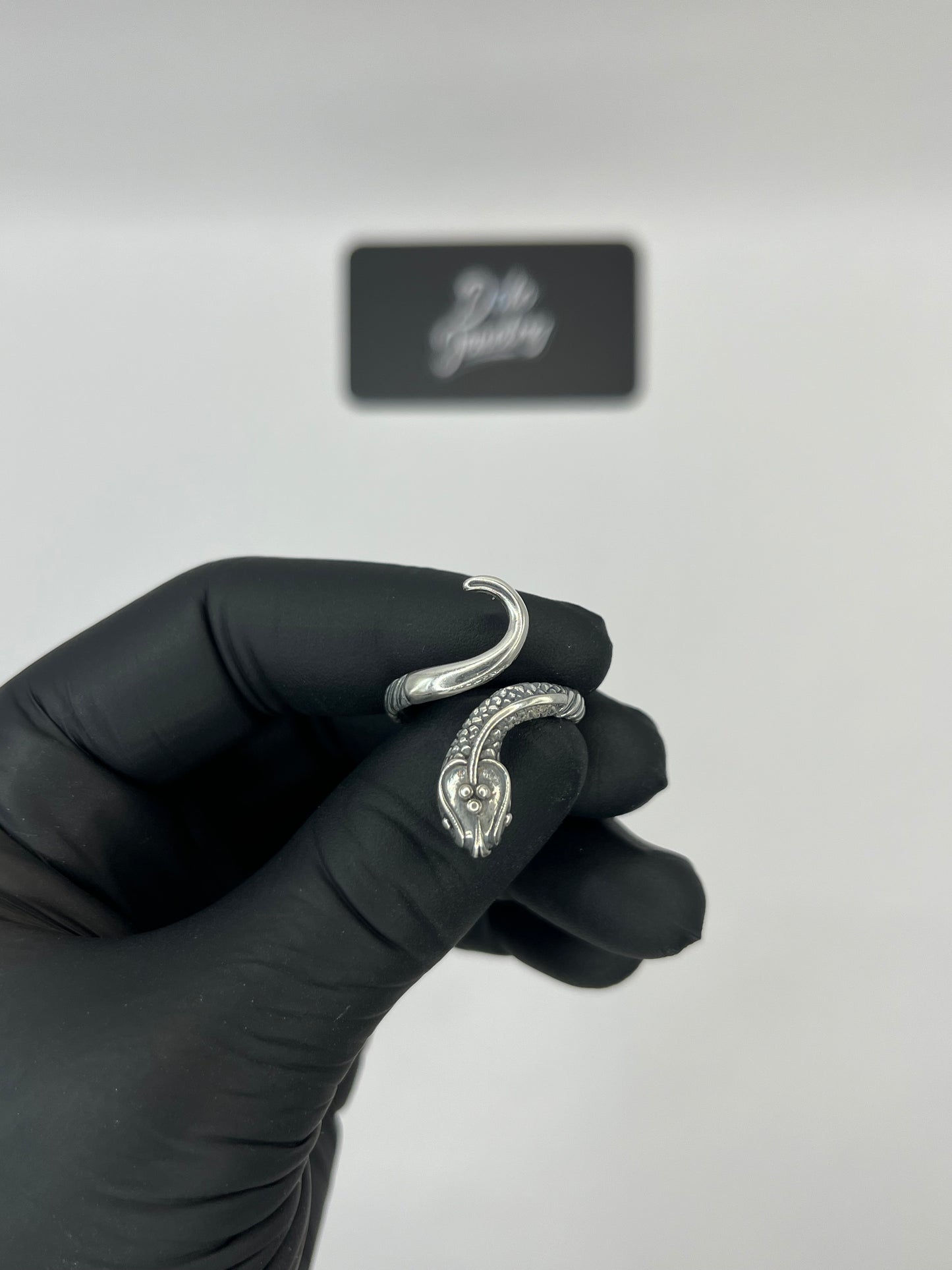 Sterling Silver Snake Ring