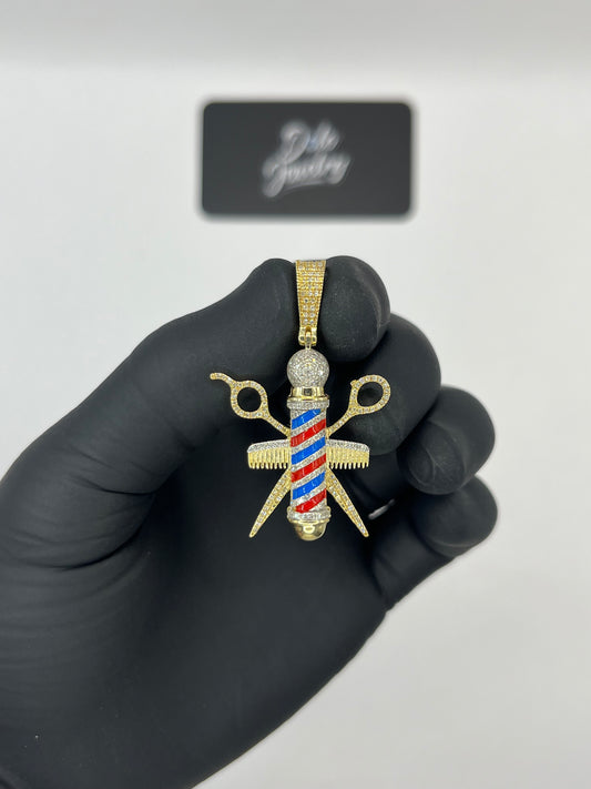 Barber Pendant .50ct