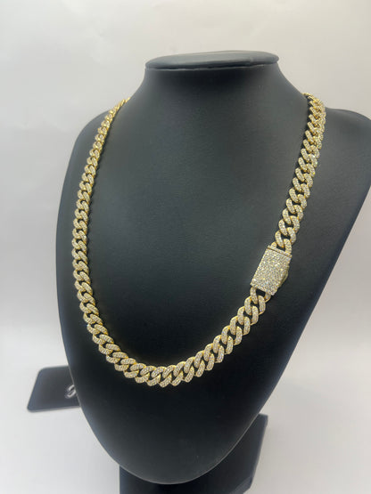 Diamond Cuban link chain