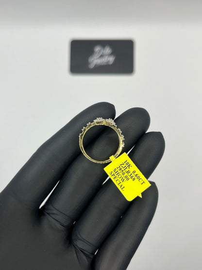 Diamond Baguette Ring 10K Gold