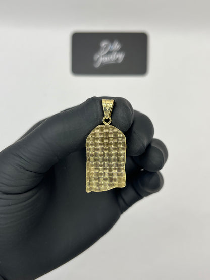 Jesus Head Pendant 10K Gold