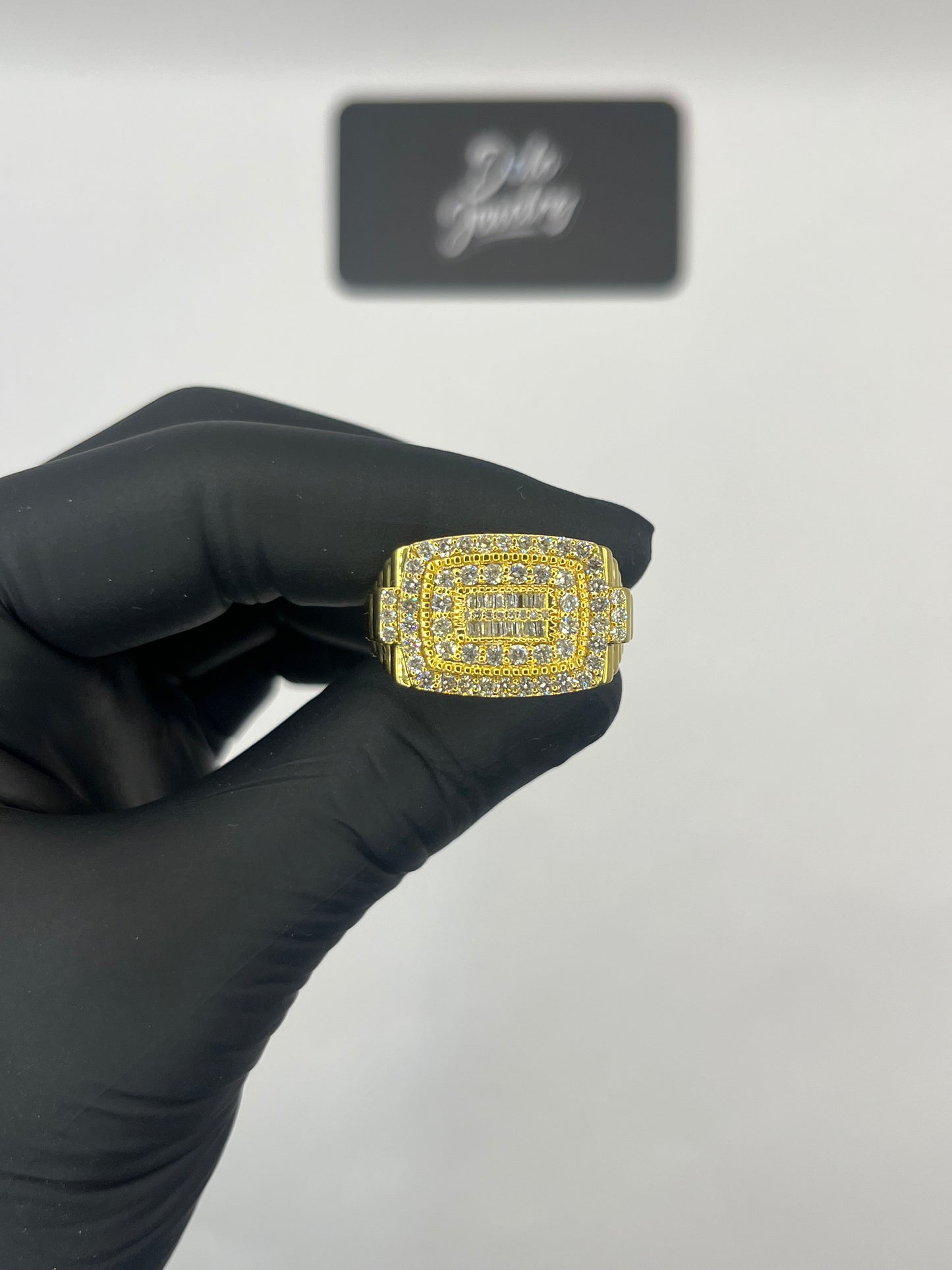 Iced Out Men’s Baguette Ring 1.15ct