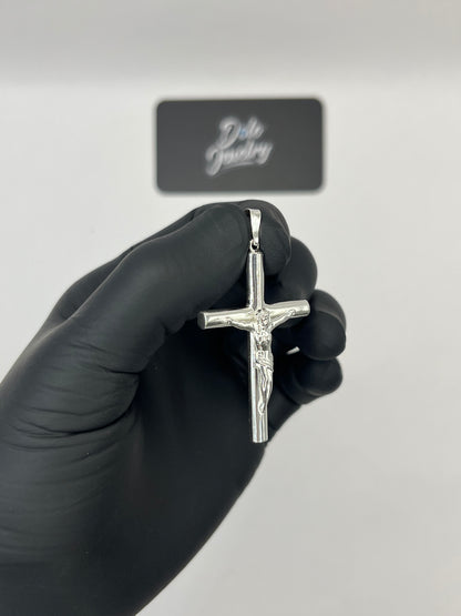 Crucifix Cross Pendant Sterling Silver