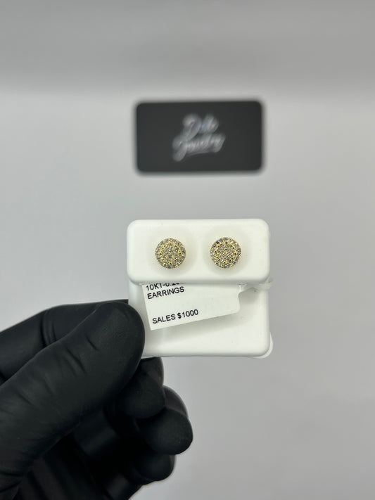 Iced out Earrings .25ct